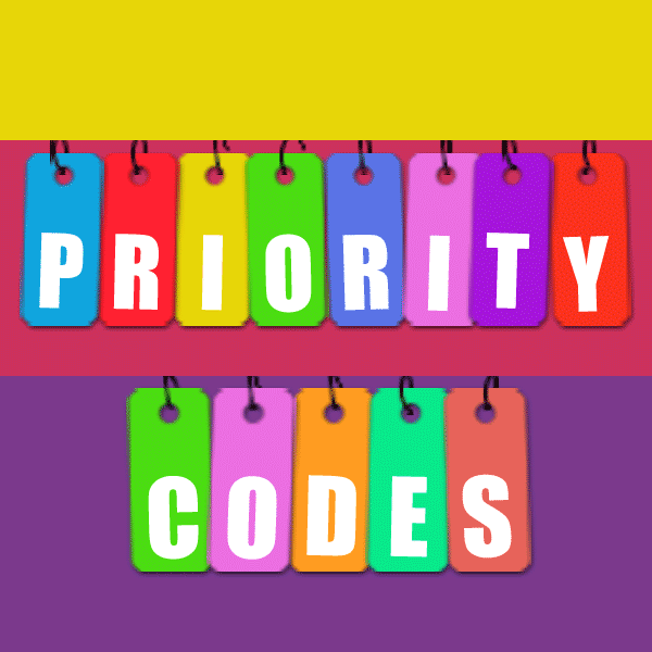 Priority Codes for the best discount price